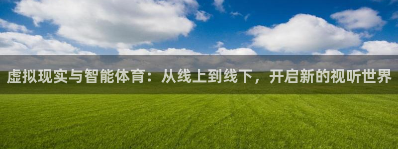 919体育直播安卓版：虚拟现实与智能体育：从线上到线下，开启新的视听世界